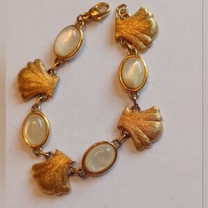 Vintage Monet shell bracelet